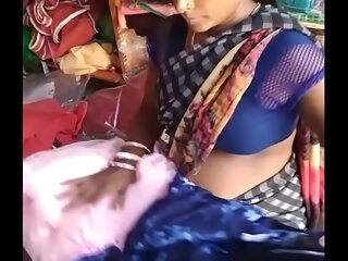desi sexy black aunty all over saree impart